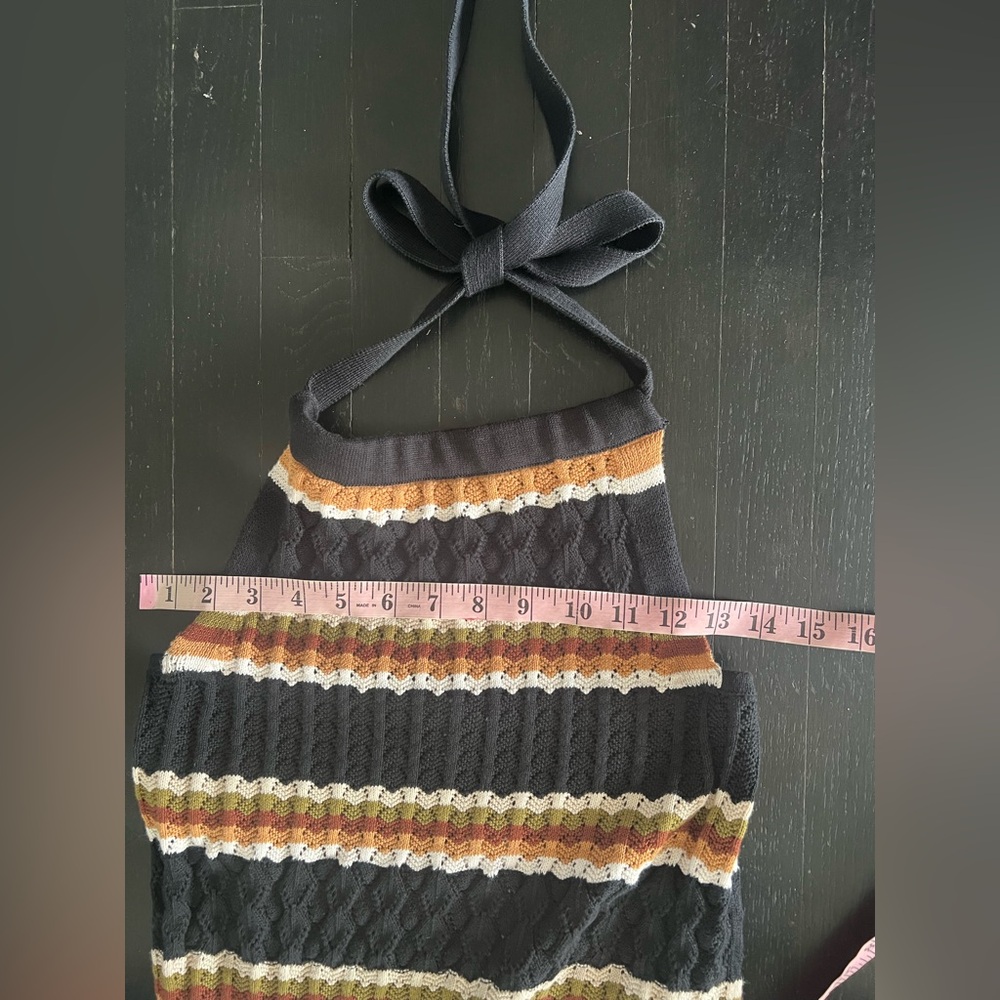 The Drop Womens Jayla Sleeveless Crochet Midi Dress size M - Picture 7 of 11